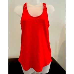 Lucky Brand Embroidered Tank Top